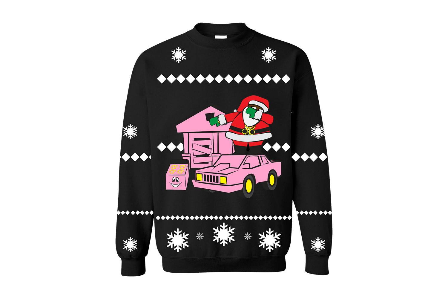 north face christmas sweater